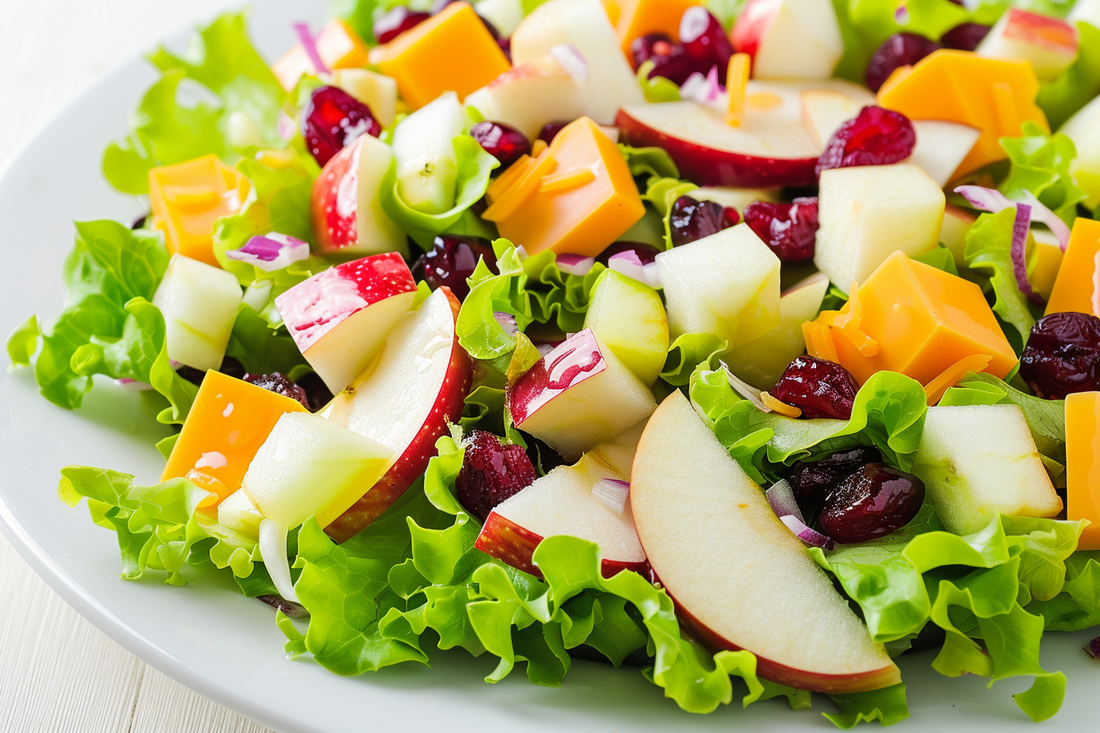 Salad with Apples and Cranberries - Organo Republic seeds store Salad with Apples and Cranberries