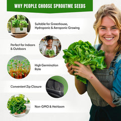 15 Lettuce & Salad Greens Seeds Variety Pack - Lettuce Garden Starter Kit with Plant Labels | 7300+ Non-GMO Heirloom Seeds for Indoor, Outdoor Planting: Arugula, Spinach Kale, Iceberg Lettuce Seeds - Organo Republic seeds store 15 Lettuce & Salad Greens Seeds Variety Pack - Lettuce Garden Starter Kit with Plant Labels | 7300+ Non-GMO Heirloom Seeds for Indoor, Outdoor Planting: Arugula, Spinach Kale, Iceberg Lettuce Seeds
