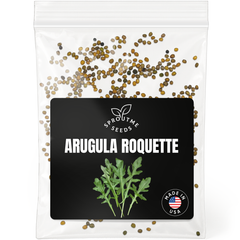 Arugula Roquette Seeds 500+ Seeds – Non-GMO, Fast-Growing Salad Greens - Organo Republic seeds store Arugula Roquette Seeds 500+ Seeds – Non-GMO, Fast-Growing Salad Greens