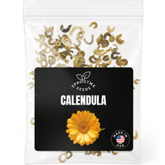 Calendula Seeds 150+ Seeds – Non-GMO Edible Flower & Pollinator Friendly - Organo Republic seeds store Calendula Seeds 150+ Seeds – Non-GMO Edible Flower & Pollinator Friendly