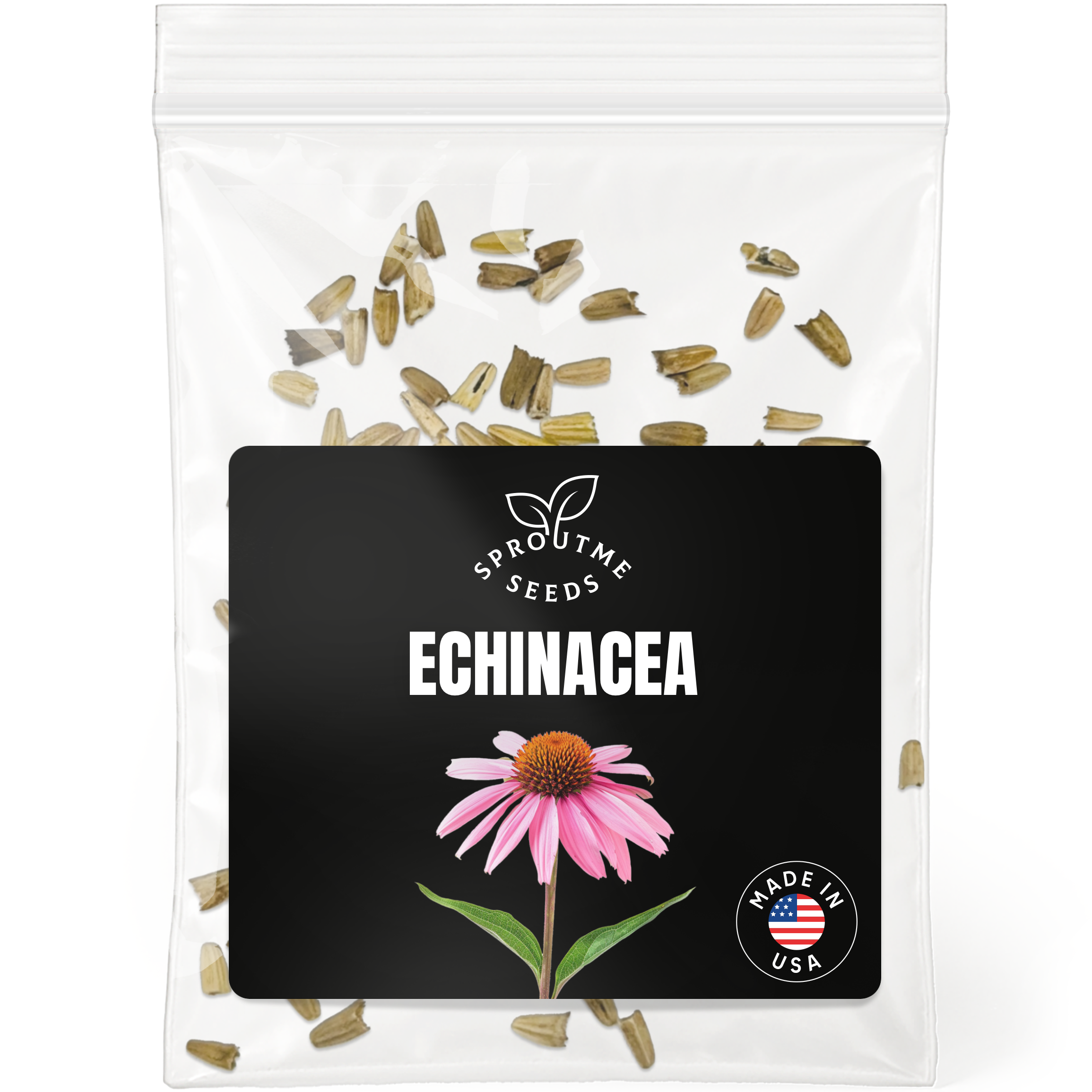 Echinacea Seeds 200+ Seeds – Non-GMO Purple Coneflower Pollinator Plant - Organo Republic seeds store Echinacea Seeds 200+ Seeds – Non-GMO Purple Coneflower Pollinator Plant