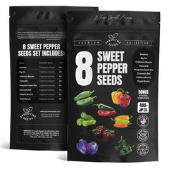 8 Hot Pepper Seeds Variety Pack – Mixed Heat Garden Collection, Anaheim, Cayenne, Habanero, Hungarian Hot Wax, Jalapeño, Poblano, Serrano & Firecracker, Non-GMO Heirloom for Indoor & Outdoor Growing - Organo Republic seeds store 8 Hot Pepper Seeds Variety Pack – Mixed Heat Garden Collection, Anaheim, Cayenne, Habanero, Hungarian Hot Wax, Jalapeño, Poblano, Serrano & Firecracker, Non-GMO Heirloom for Indoor & Outdoor Growing