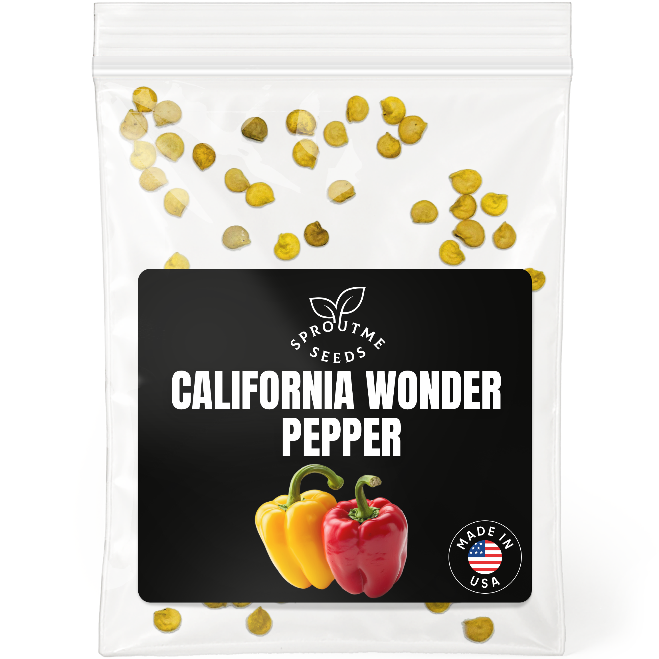California Wonder Pepper Seeds 50+ Seeds – Non-GMO Sweet Bell Pepper