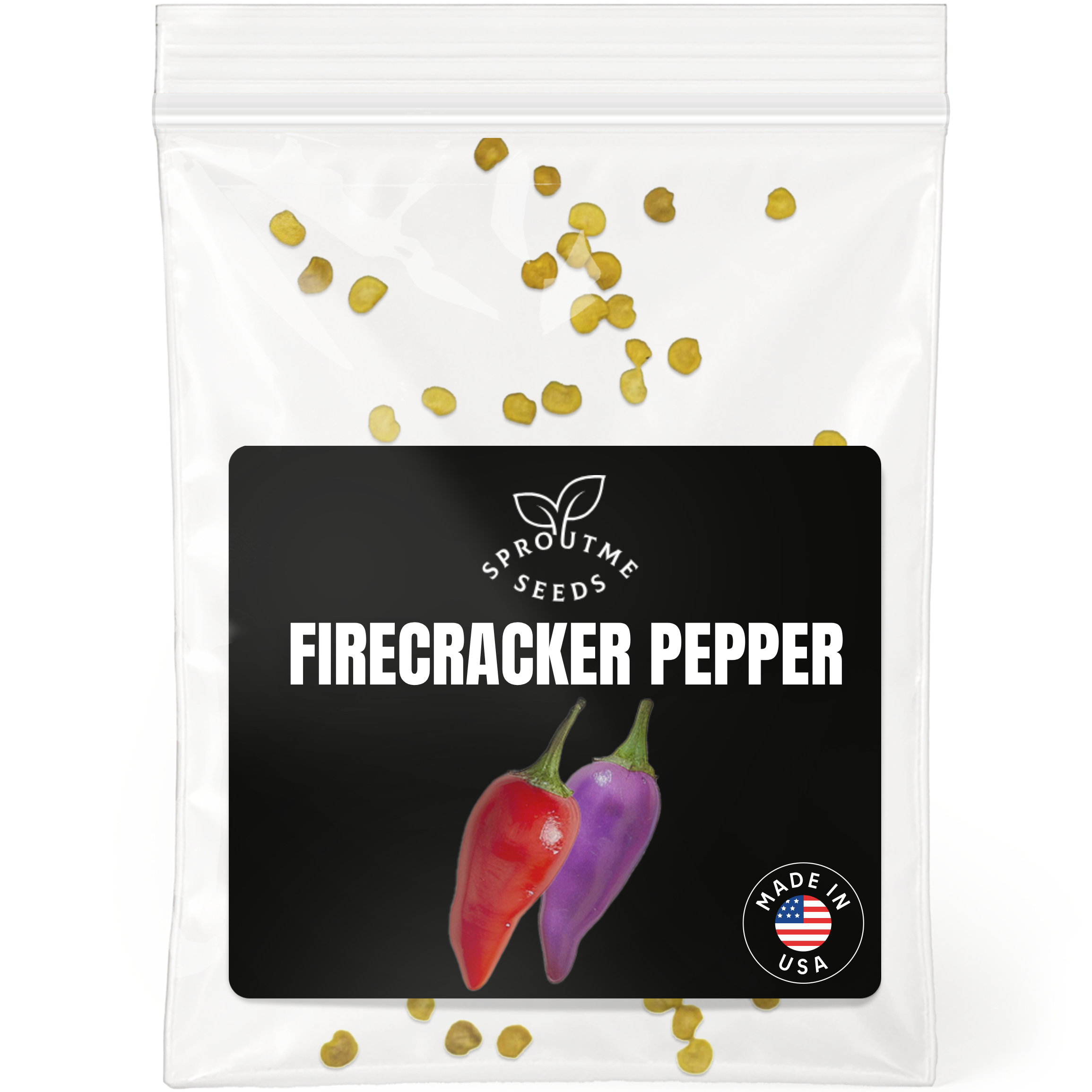 Firecracker Pepper Seeds 50+ Seeds – Non-GMO Hot Ornamental Chili