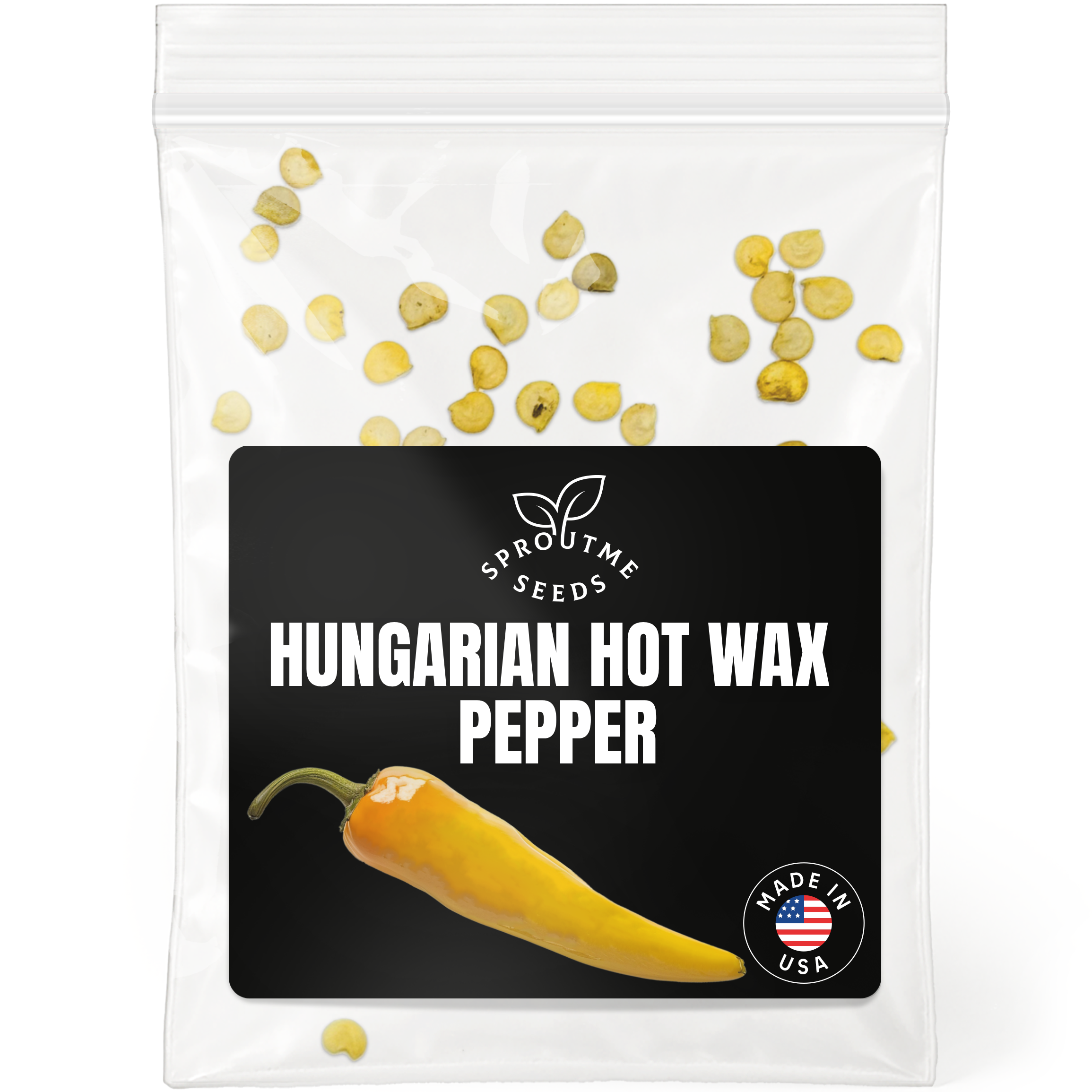 Hungarian Hot Wax Pepper Seeds 50+ Seeds – Non-GMO Medium-Hot Pepper