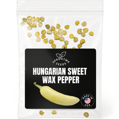 Hungarian Sweet Wax Pepper Seeds 50+ Seeds – Non-GMO Sweet Pepper