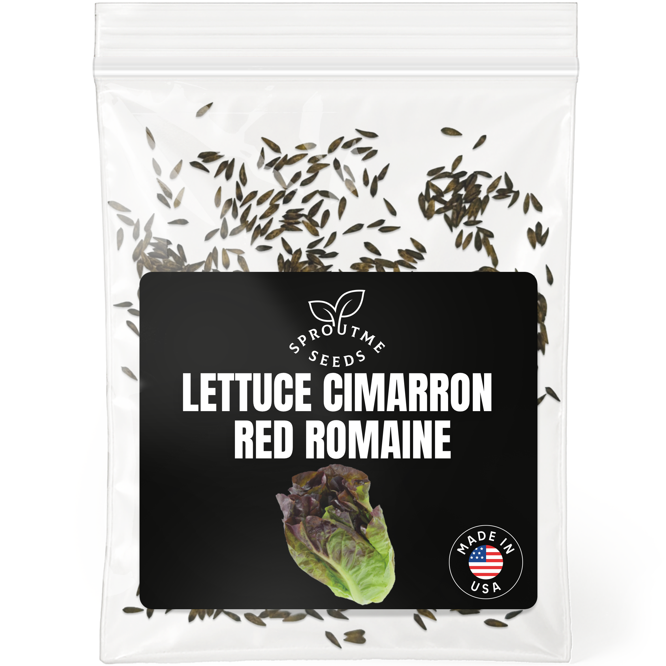 Lettuce Cimarron Red Romaine Seeds 500+ Seeds – Non-GMO Heirloom Lettuce