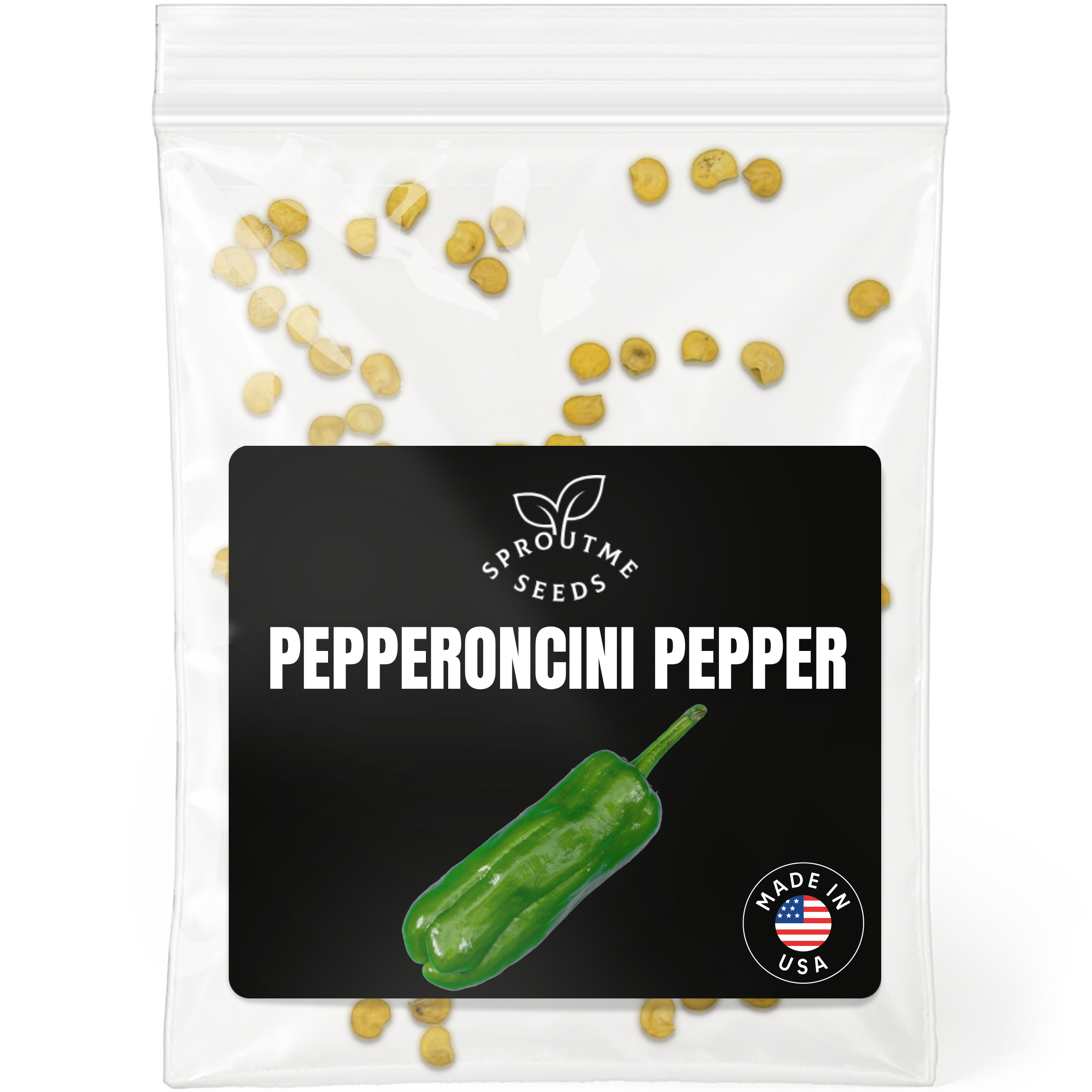 Pepperoncini Pepper Seeds 50+ Seeds – Non-GMO Mild Tangy Pepper