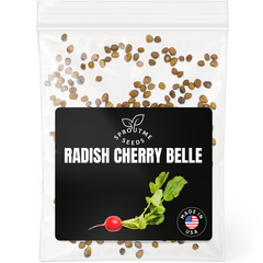Radish Cherry Belle Seeds 200+ Seeds – Non-GMO Fast-Growing Garden Radish